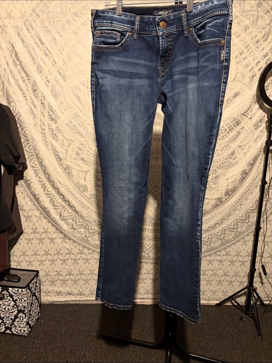 Silver Jeans Denim - Silver Jeans Women's Boot Cut Dark Blue Denim size 32/31